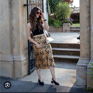 〰️ anine bing leo painterly skirt